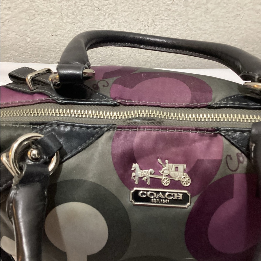 COACH MADISON SOPHIA SATEEN CLOVER BAG 15926